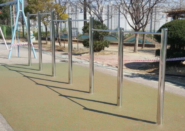 3단 6칸 스텐철봉